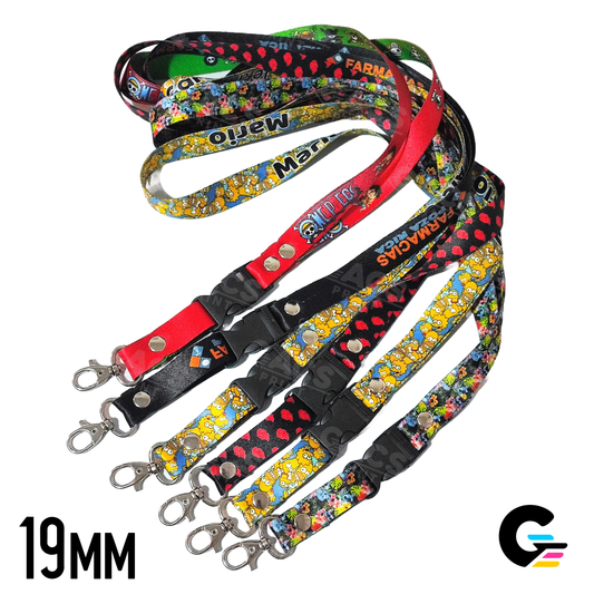 Lanyard Portagafete 19 mm