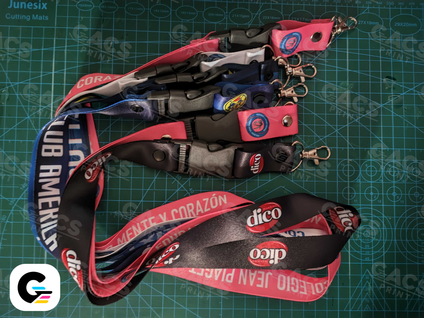 Lanyard Portagafete 25 mm